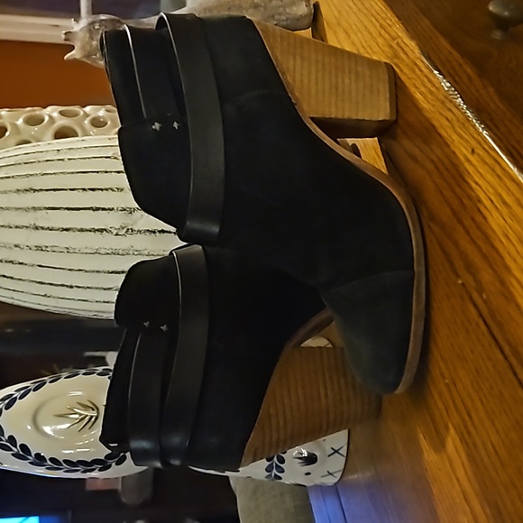 Rag & Bone HARROW Buckle Suede Ankle Booties - Picture 5 of 11